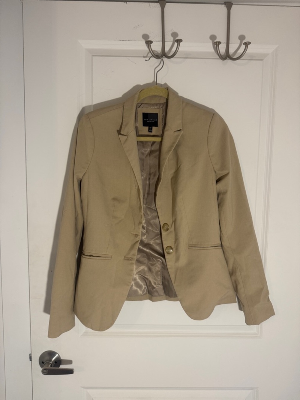 The Limited Beige Women's Single-Breasted Blazer